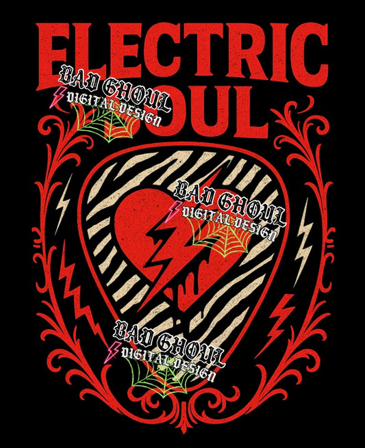 Electric Soul PNG DOWNLOAD Black Fabric Only