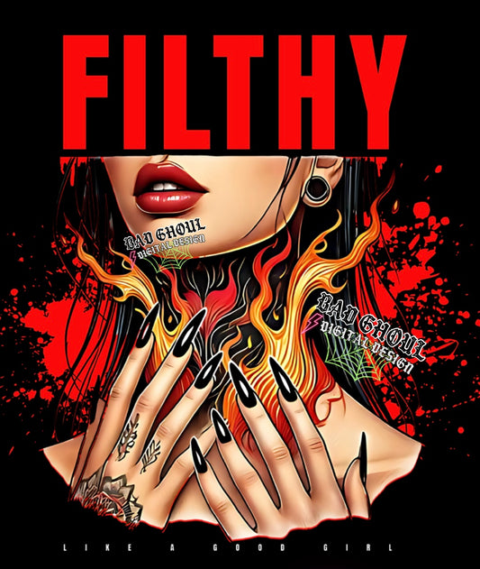 Filthy Like A Good Girl PNG Download