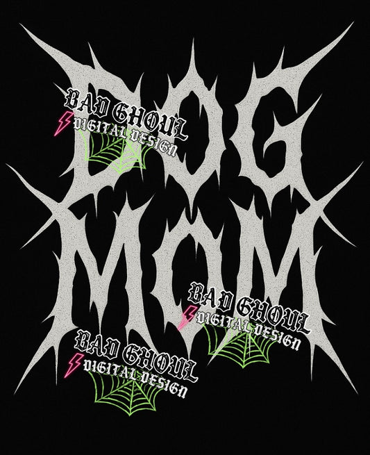 Dog Mom PNG DOWNLOAD Black Fab Only
