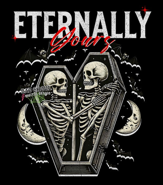 Eternally - 2 files black & white PNG Download