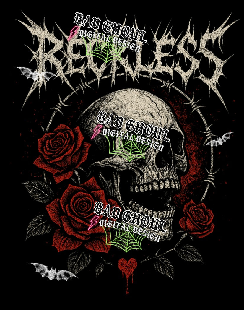 Reckless PNG DOWNLOAD BLACK FAB ONLY