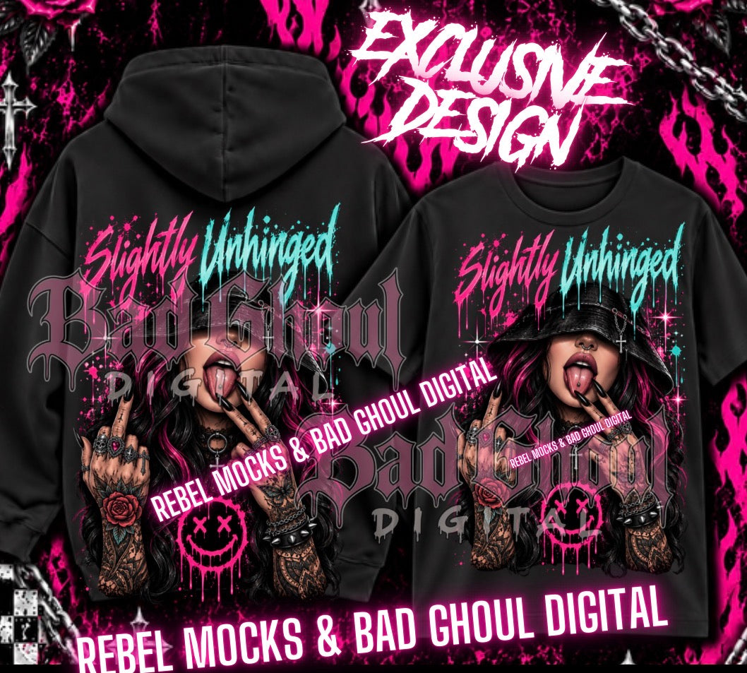 EXCLUSIVE | Slightly Unhinged| PNG DOWNLOAD