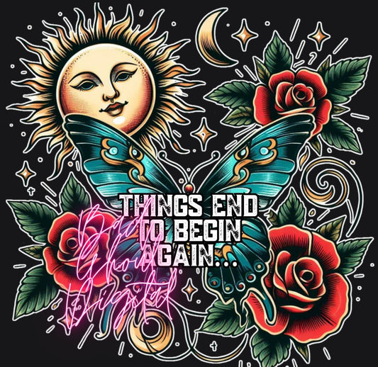 Things End To Begin Again PNG download