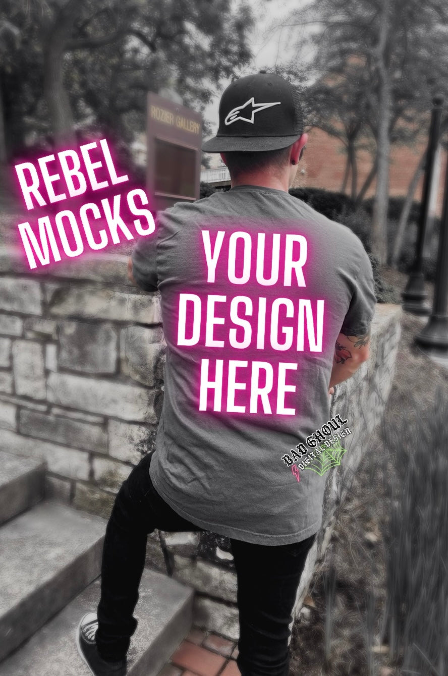 Comfort Colors Mens Tee  IRL Alternative Edgy