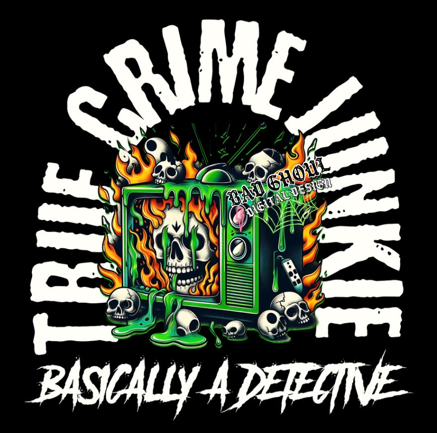 True Crime Junkie PNG Download