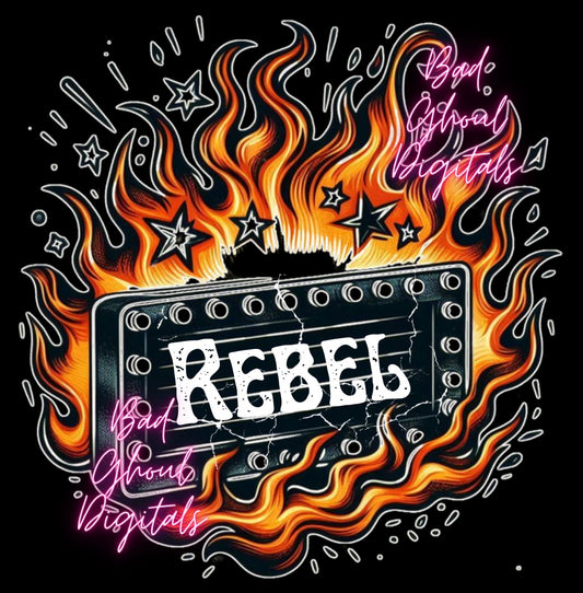 REBEL PNG Download sub and DTF friendly