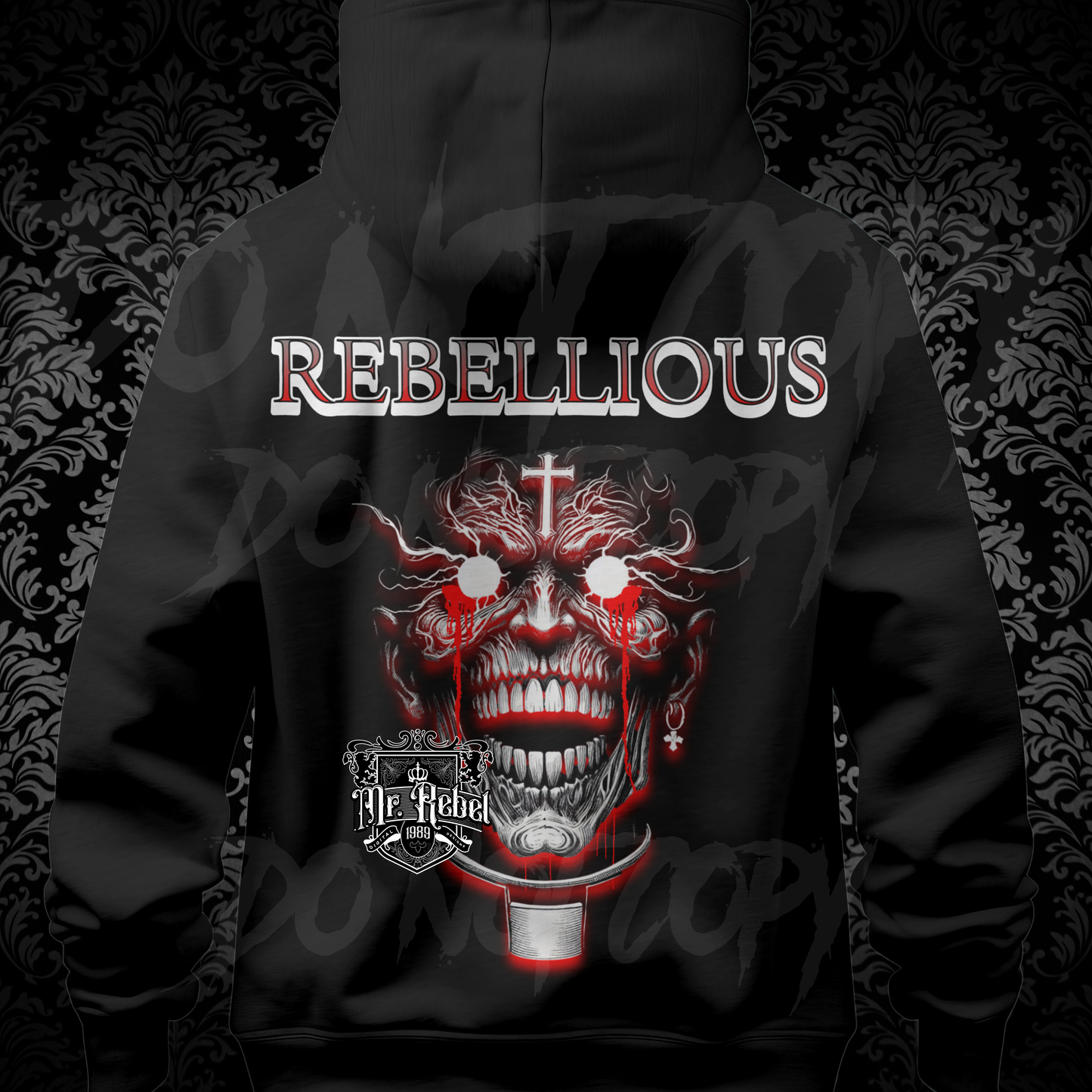 Rebellious PNG Download Black fabric only