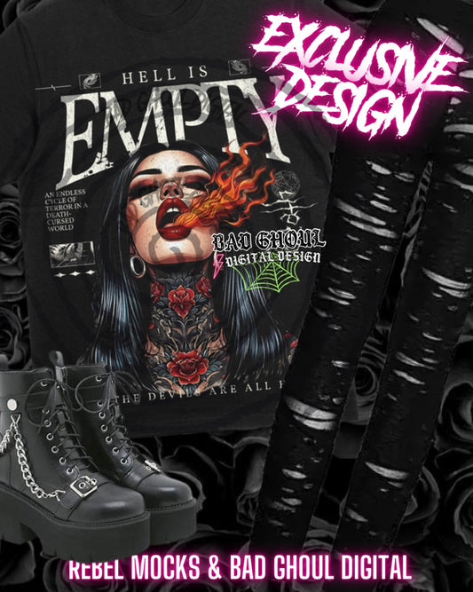 Exclusive Hell is Empty PNG DOWNLOAD