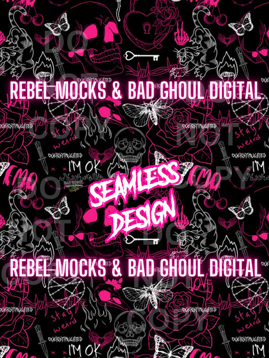Emo Seamless PNG Download