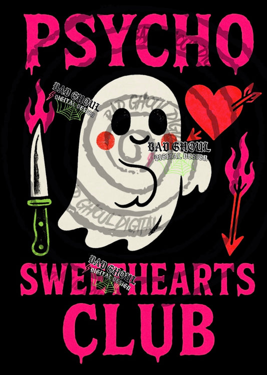 Psycho Sweethearts Club PNG DOWNLOAD Black Fab Only