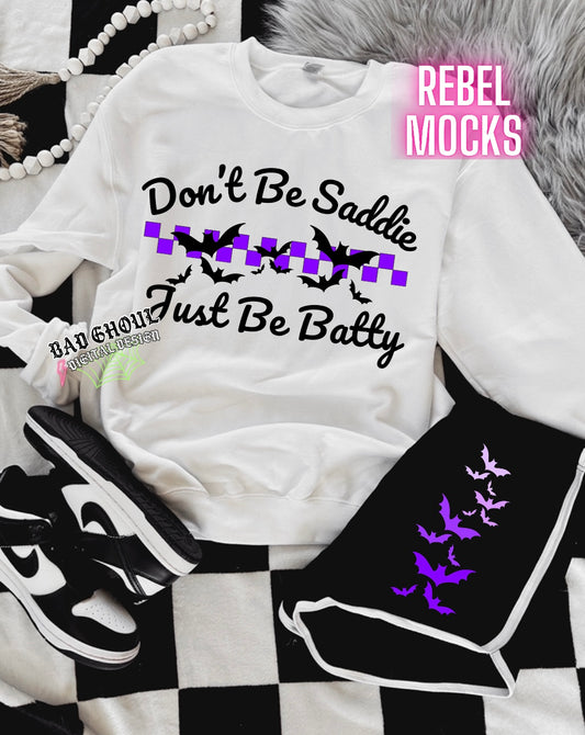 Dont Be Saddie With Sleeve PNG Download