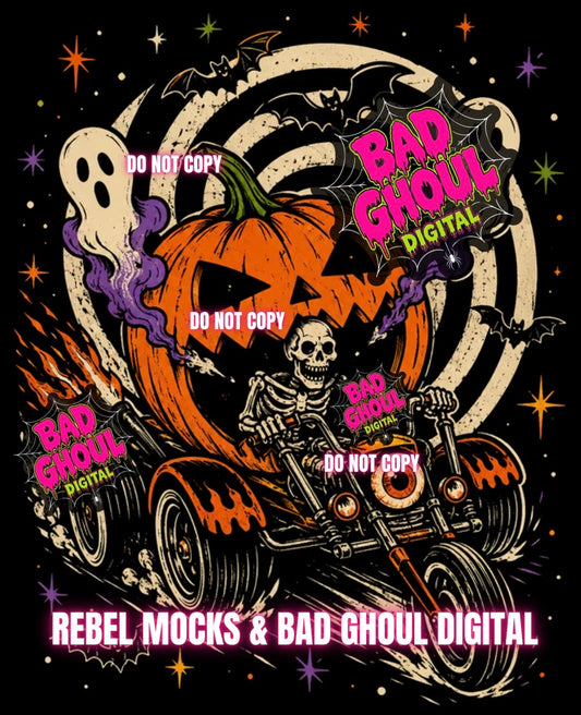 Outta Halloween |Black Fabric|PNG DOWNLOAD