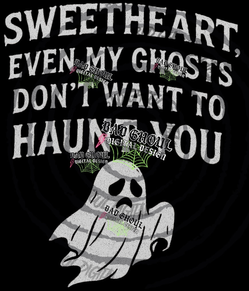 Even My Ghosts PNG DOWNLOAD Black Fab Only