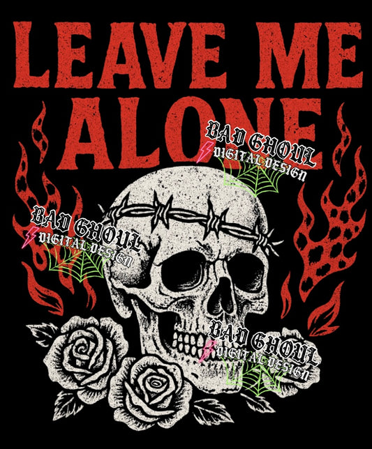 Leave Me Alone PNG DOWNLOAD Black Fab Only