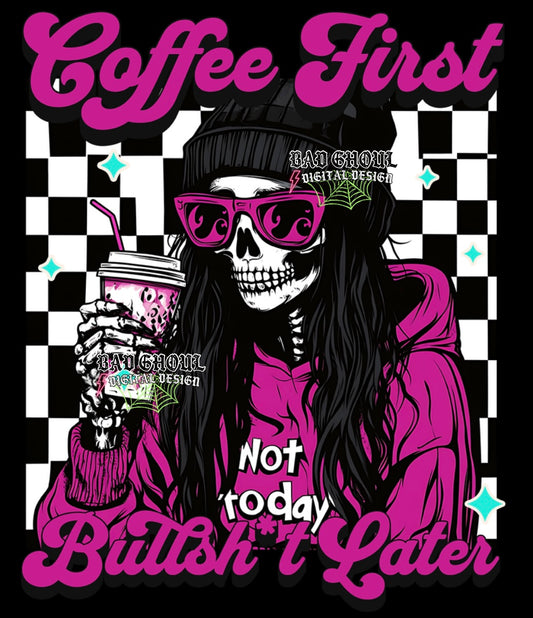 Coffee First PNG Download