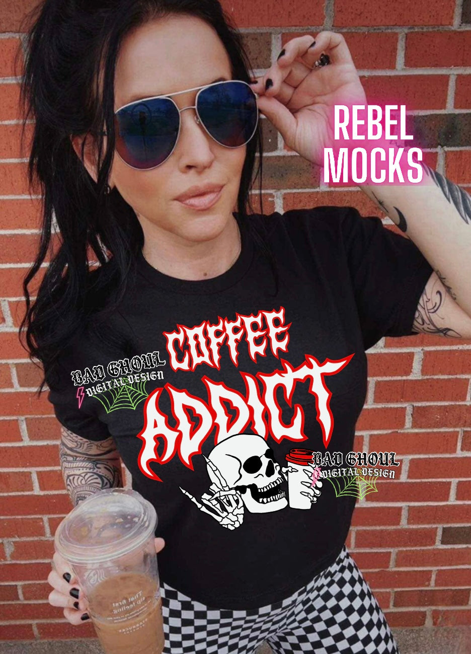 Coffee Addict PNG Download