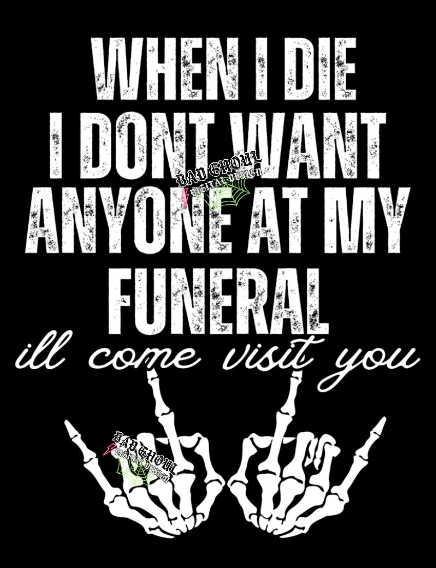 When I Die PNG Download