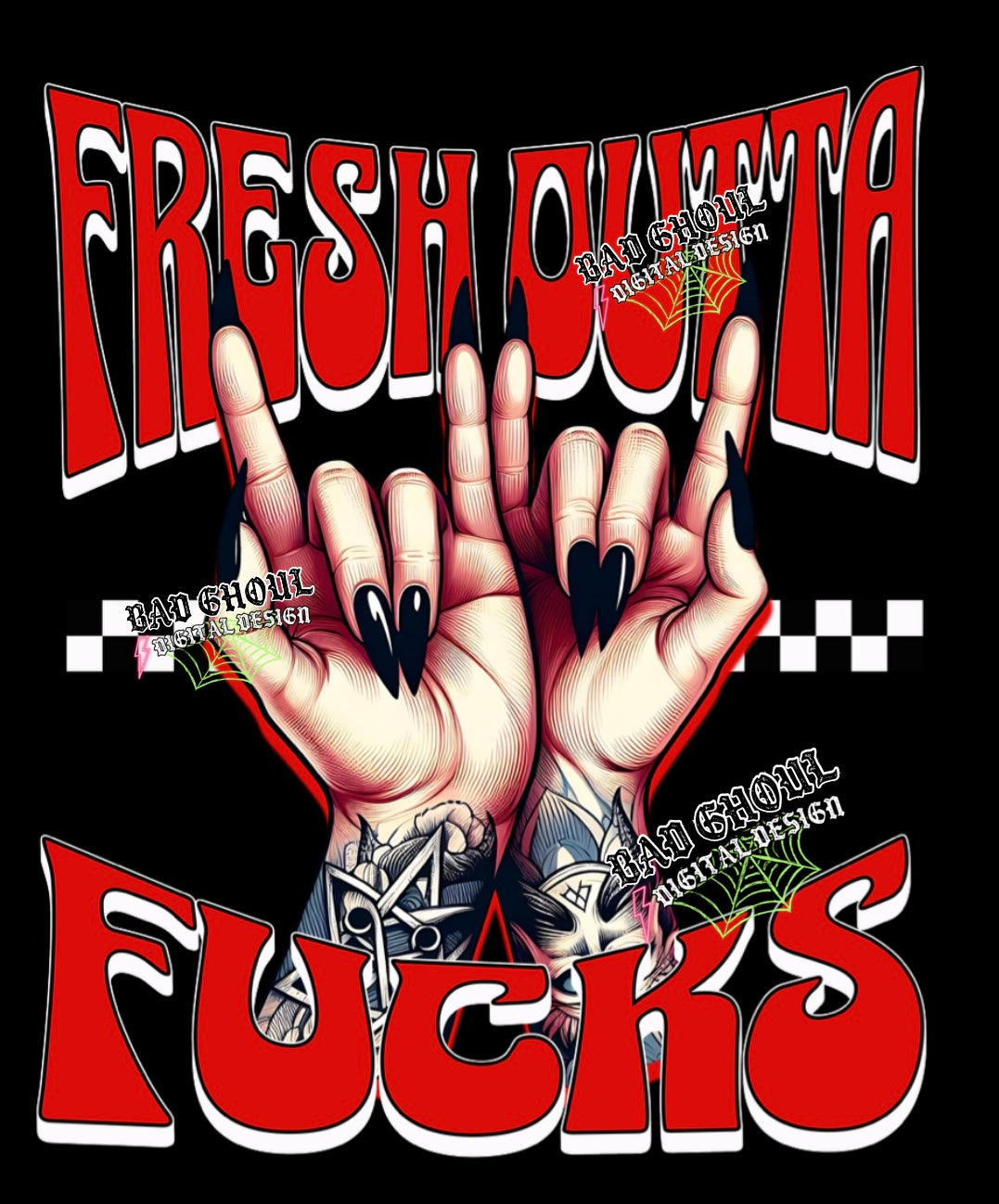 Fresh Outta Fucks PNG Download