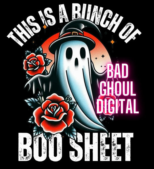 Boo Sheet Black And White 2 Files PNG Download