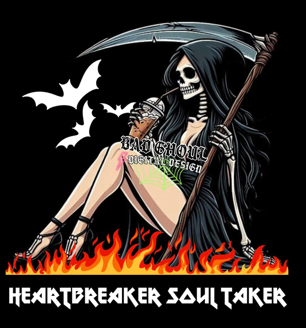 Heartbreaker Soultaker PNG Download 2 files black and white