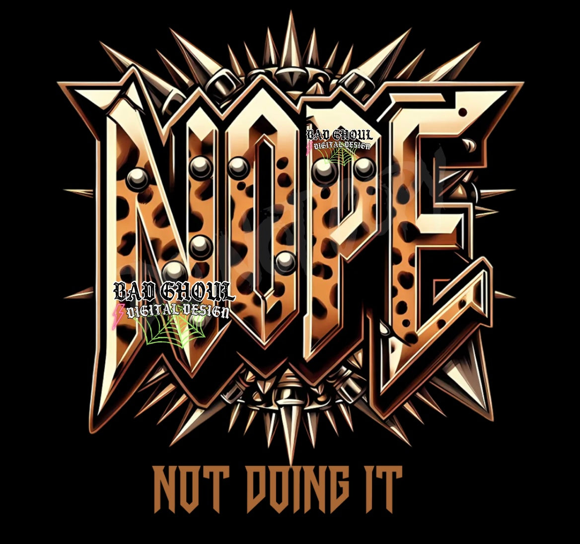 Nope Not Doing It PNG Download