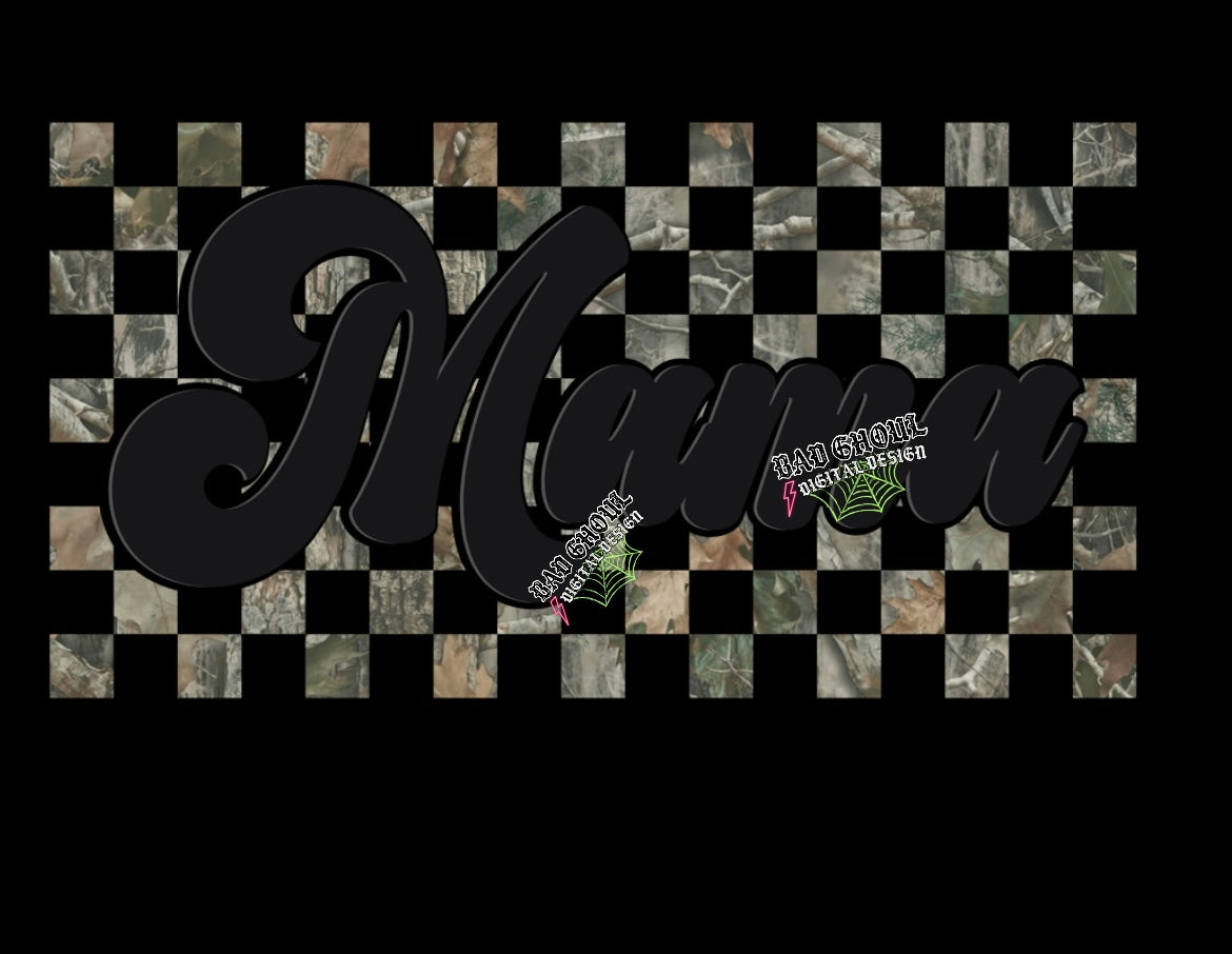 Camo Mama PNG Download