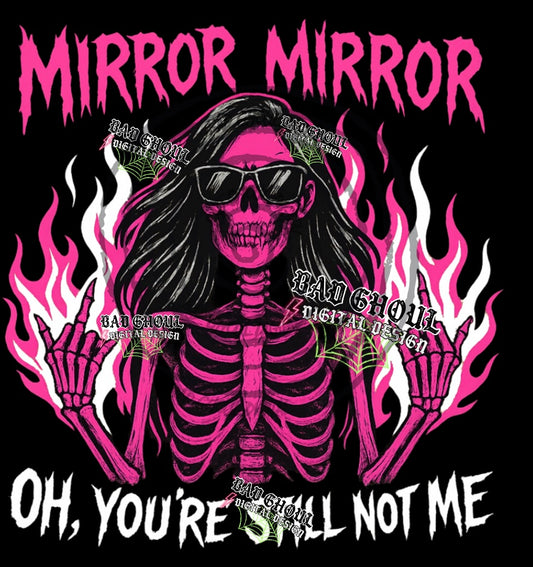 Mirror Mirror Black Fab Only PNG DOWNLOAD