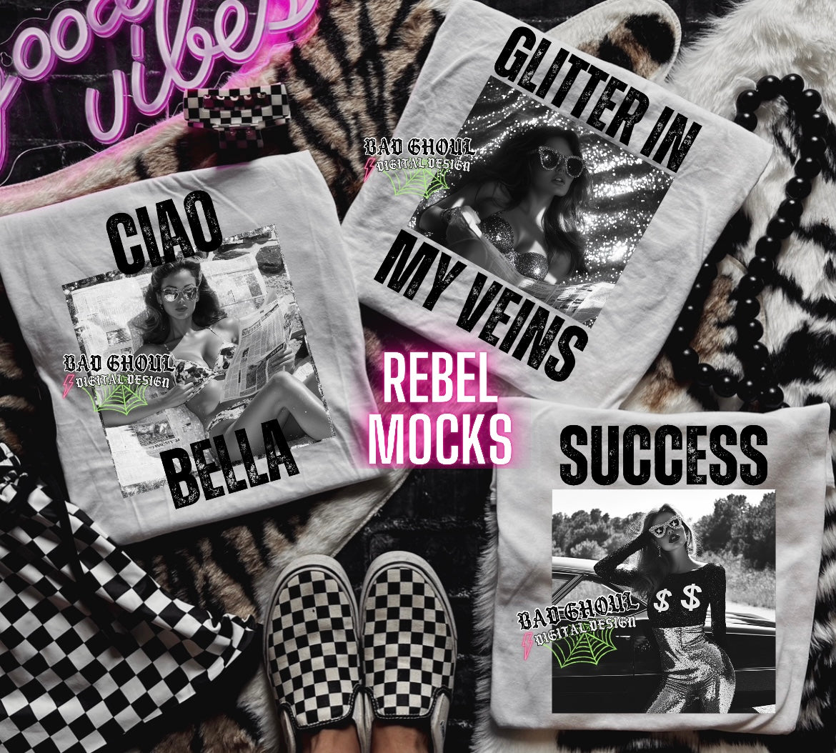 Black & White Bundle PNG Download