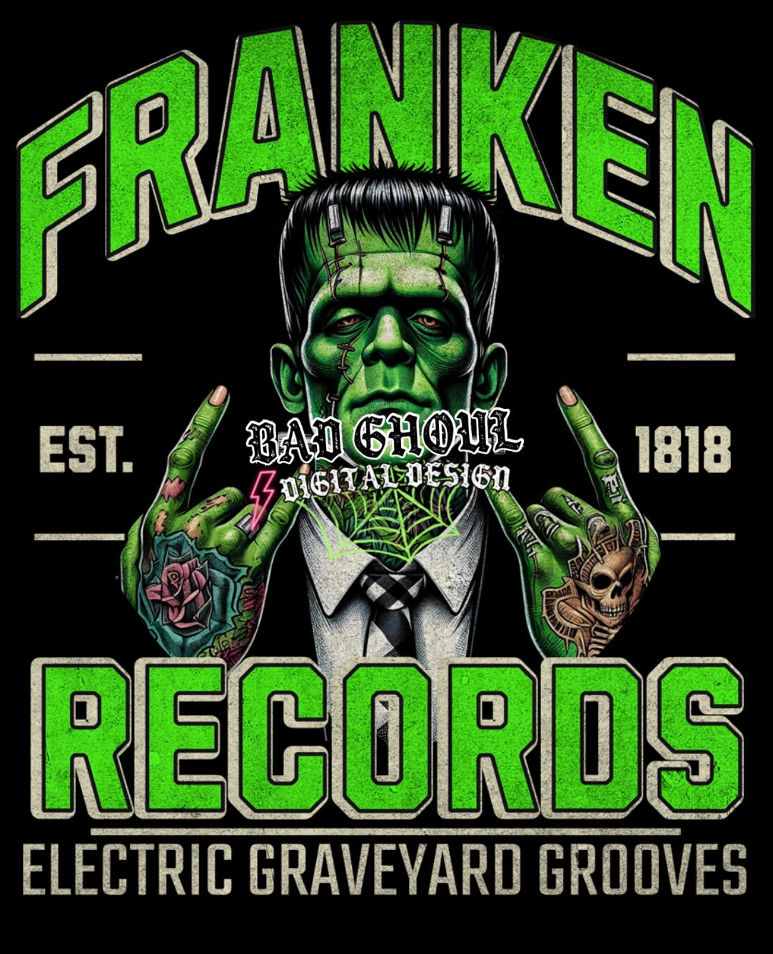 Franken Records PNG Download