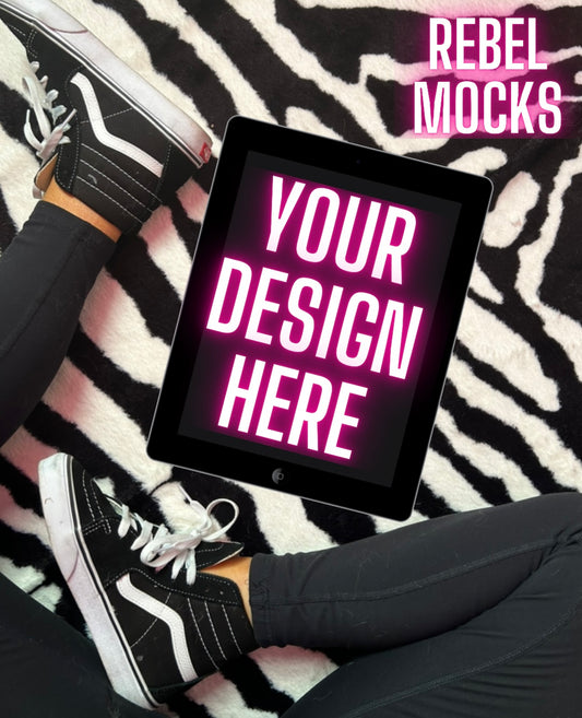 Ipad Flat Lay Mock UP