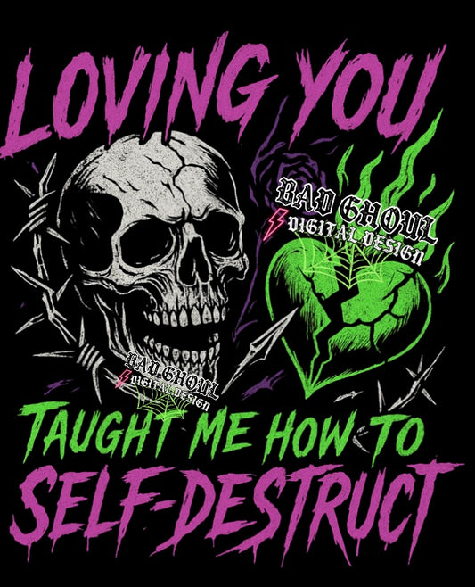 Loving You PNG Download BLACK fabric only