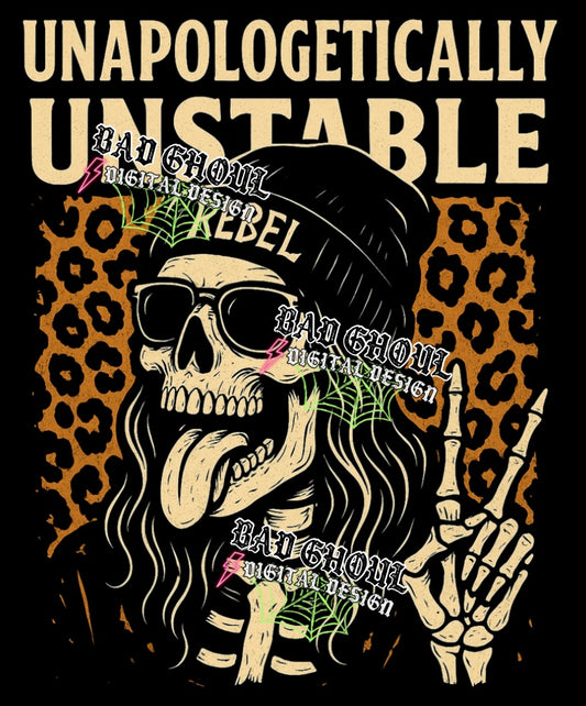 Unstable PNG DOWNLOAD Black Fabric Only