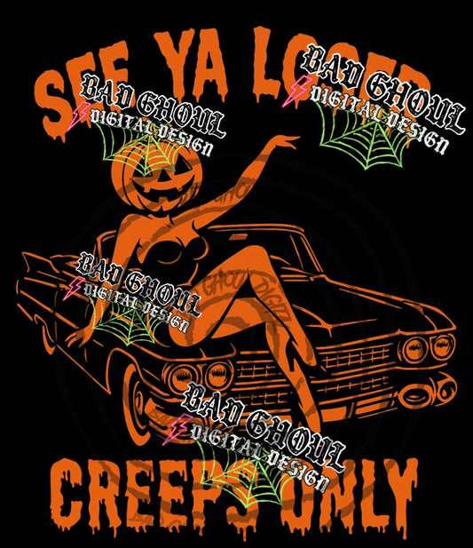 Creeps Only PNG DOWNLOAD Black Fabric Only
