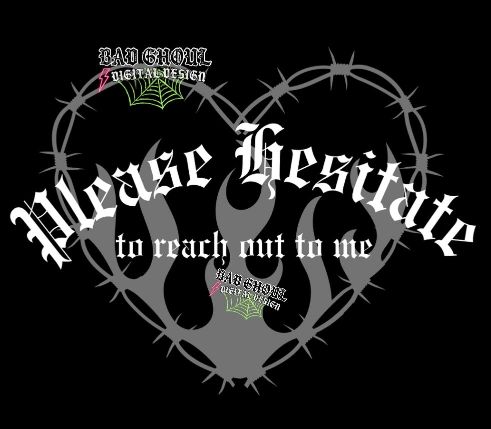 Please Hesitate PNG download