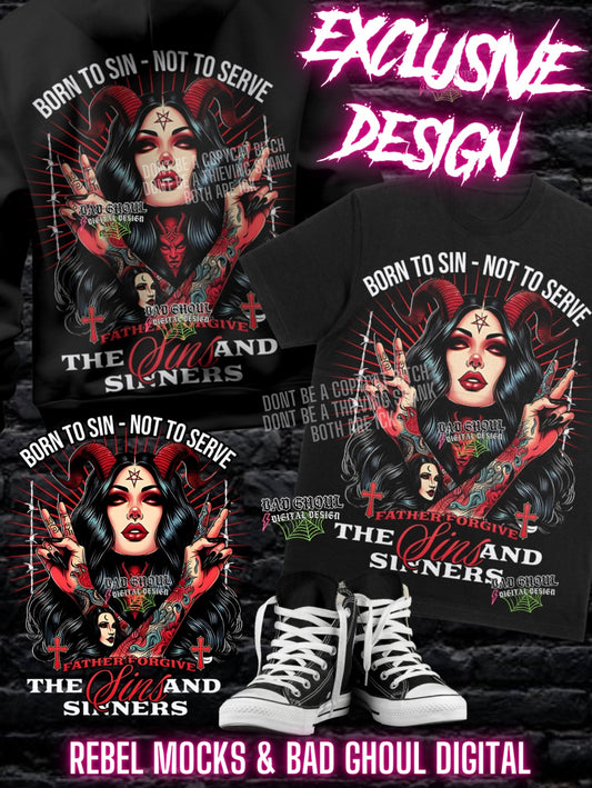 EXCLUSIVE Born To Sin PNG Download