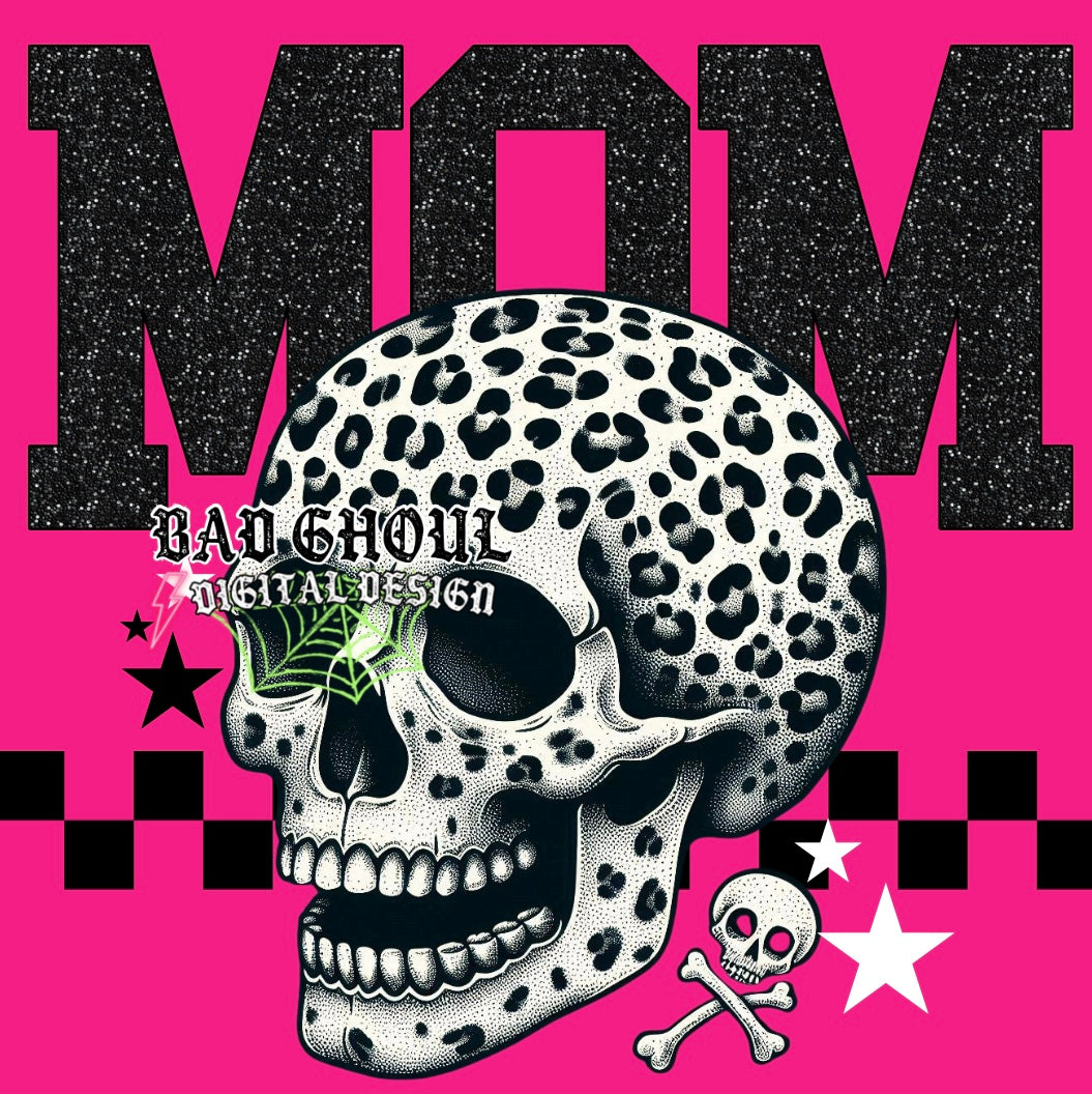 Mom Faux Glitter PNG Download