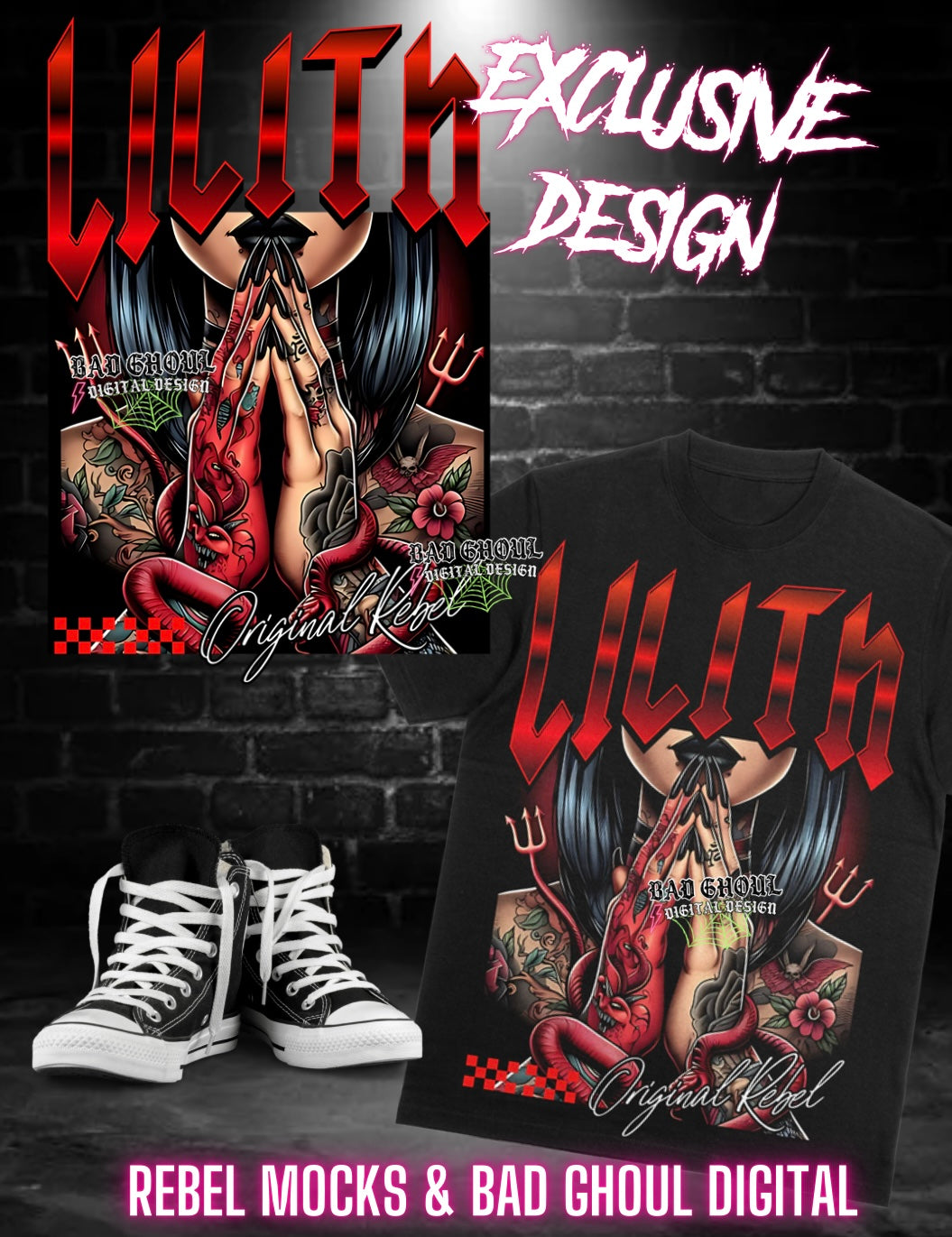 EXCLUSIVE Lilith PNG Download BLACK FABRIC ONLY