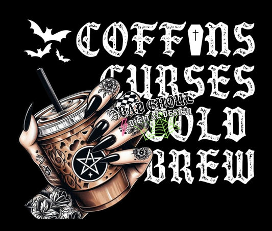 Coffins Curses Cold Brew PNG