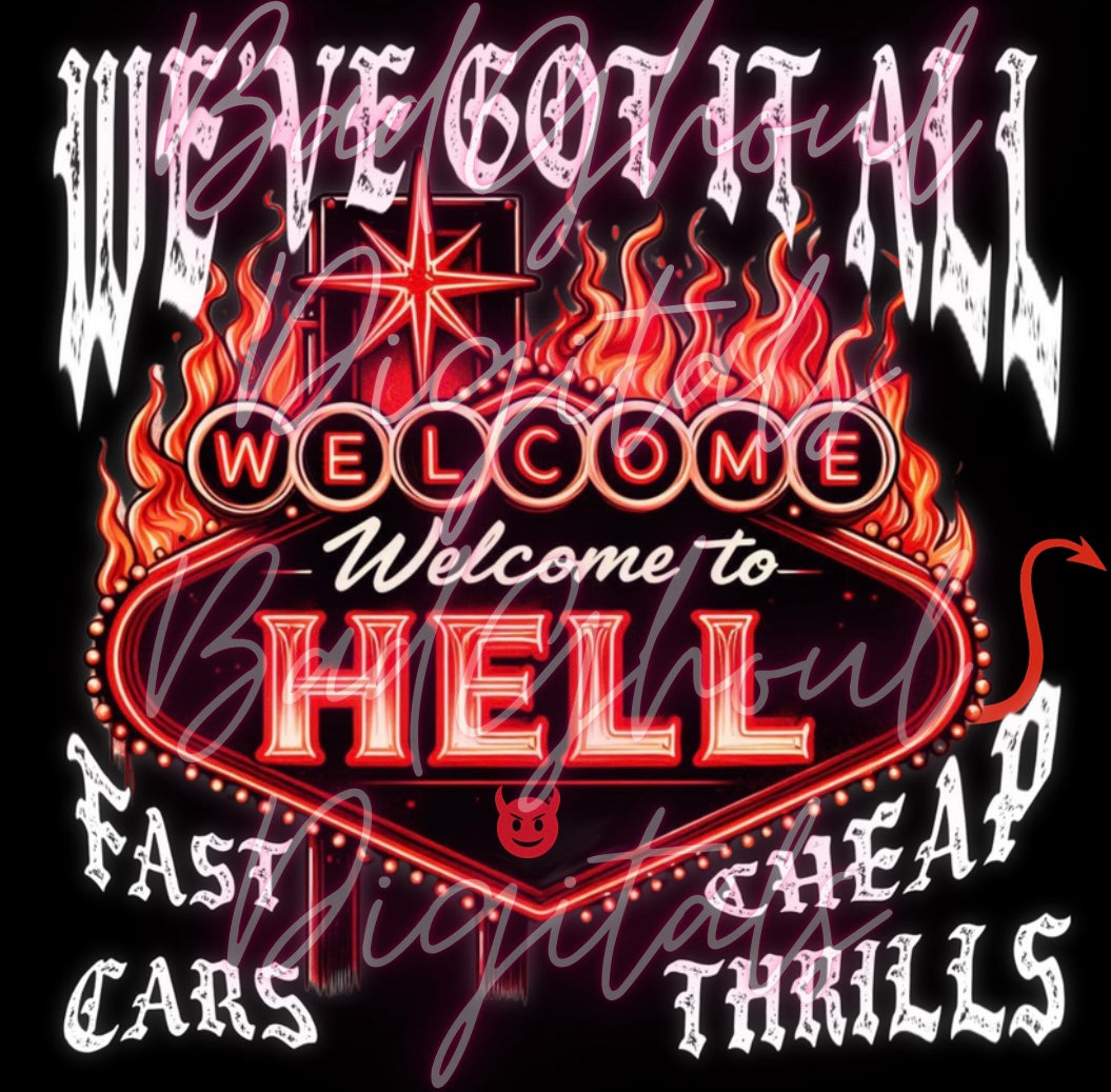 Welcome TO HELL Download DTF & Sub Two Files