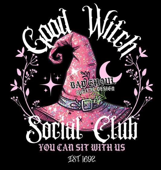 Good Witch Social Club PNG Download