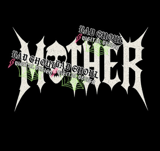 Mother PNG DOWNLOAD BLACK FAB ONLY