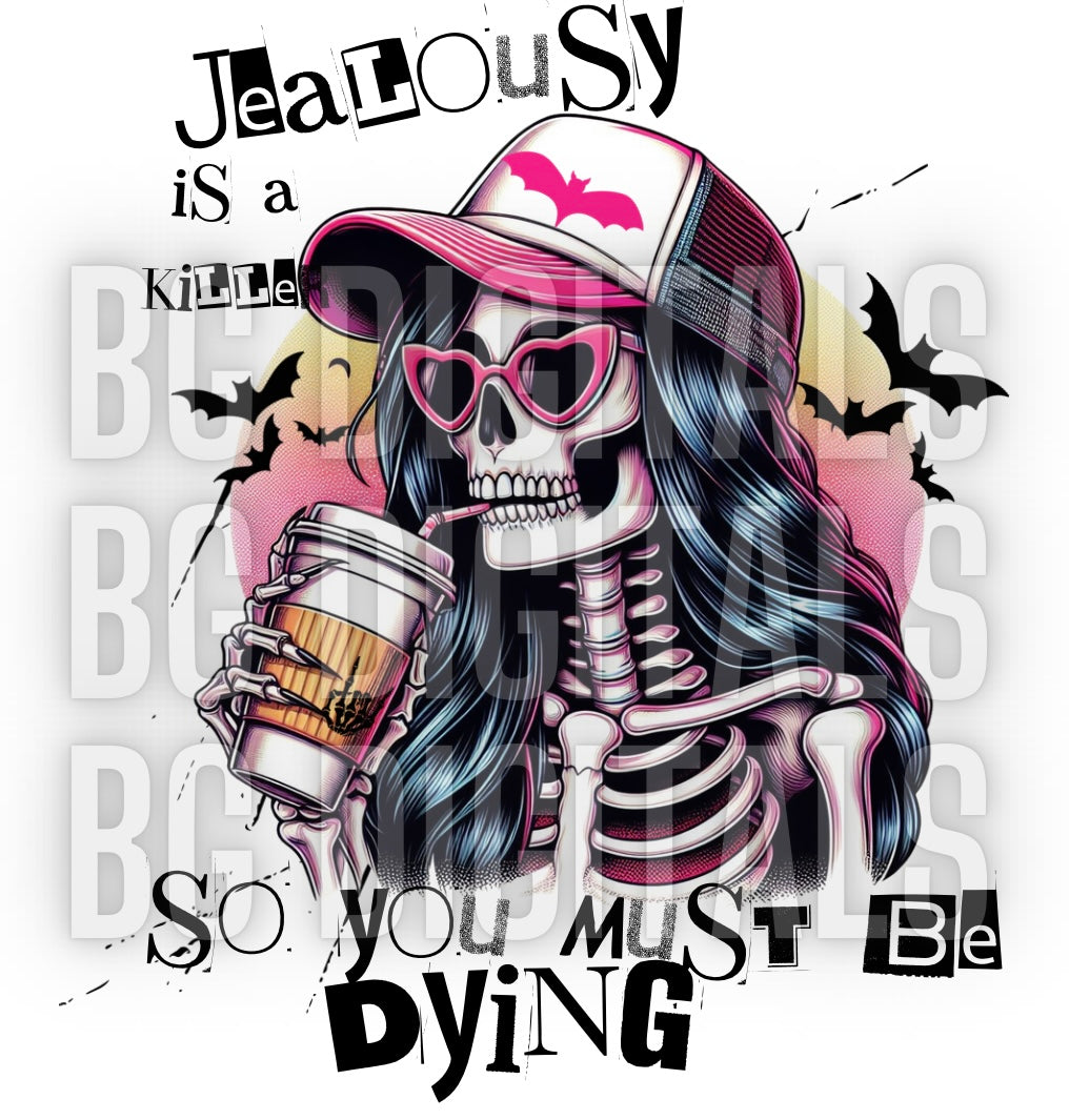 sub Friendly Jealousy is a Killer Skelly Girl PNG Download