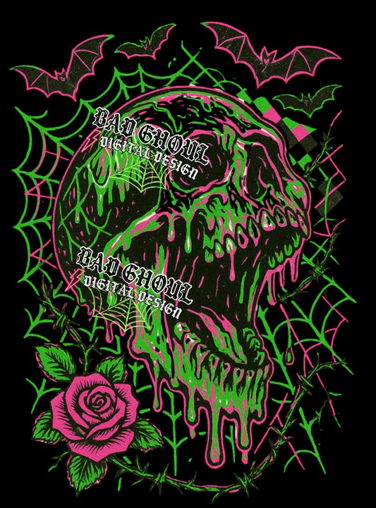 Screaming Into The Void- BLACK Fabric Only PNG Download