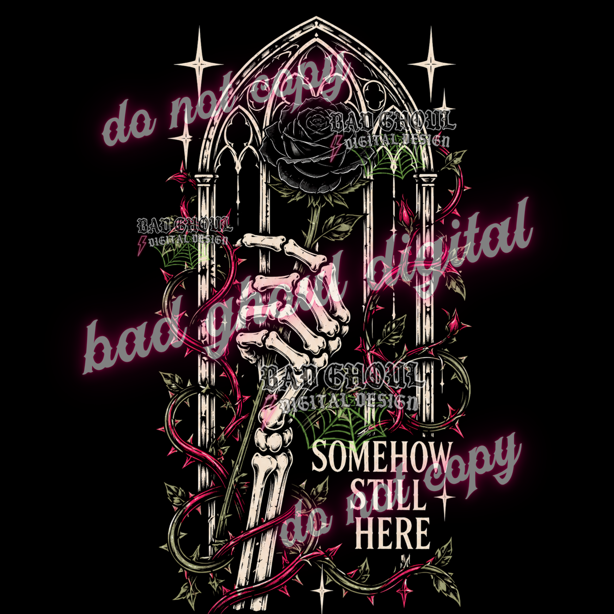 Somehow still here | PNG DOWNLOAD BLACK FAB ONLY