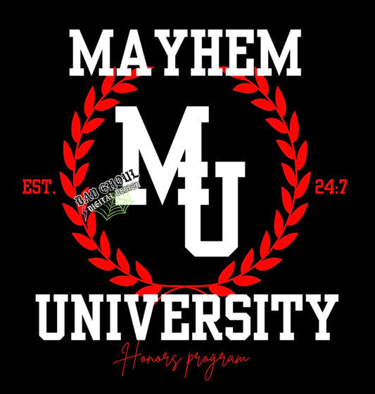 Mayhem University PNG Download