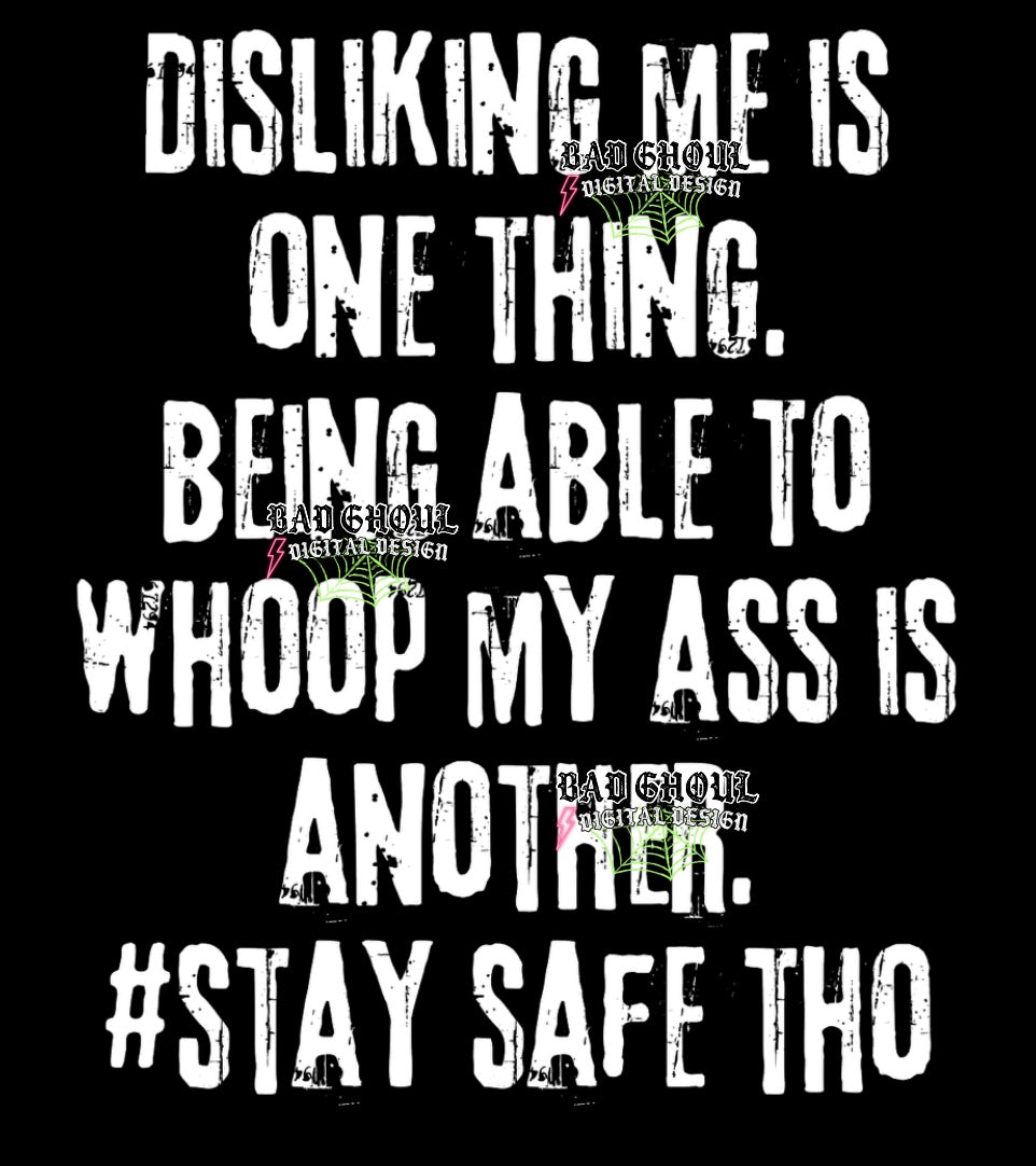 Stay Safe Tho PNG Download