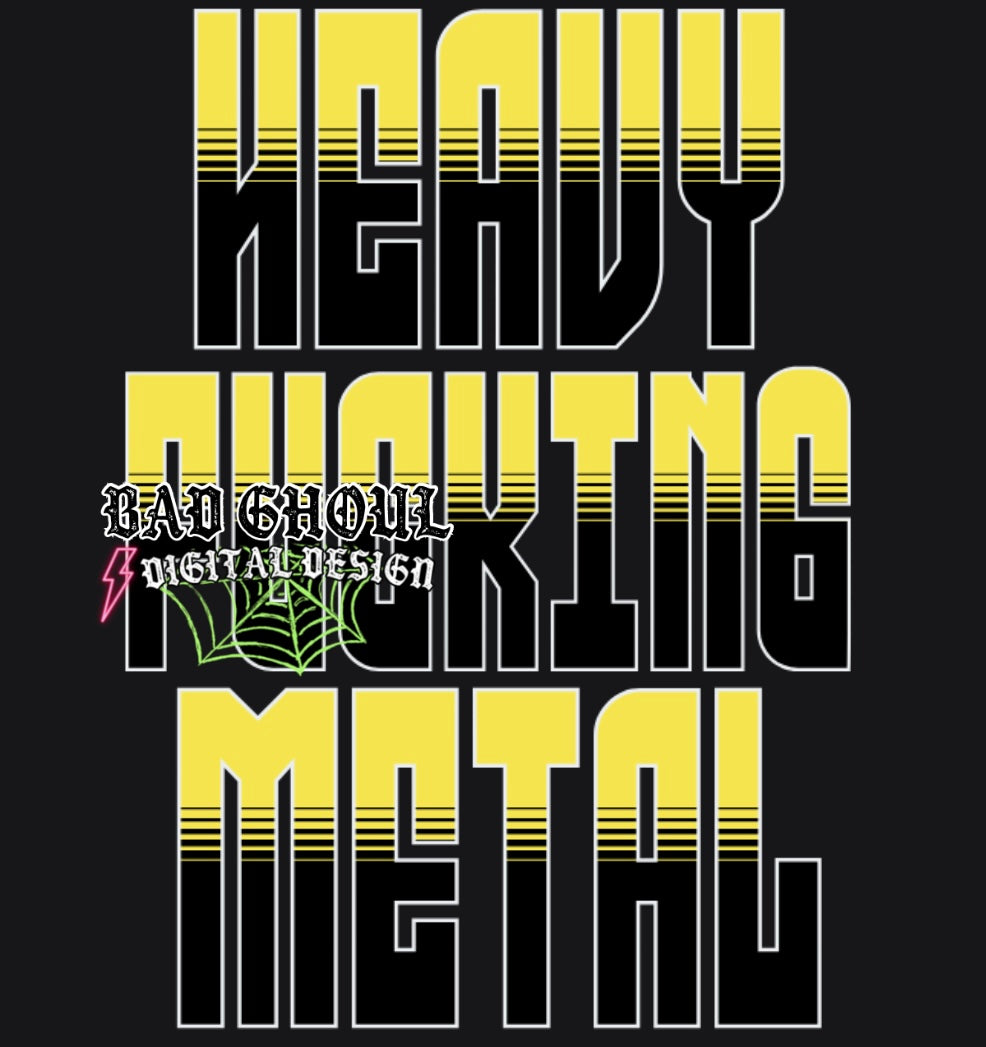 Heavy Fucking Metal PNG Download
