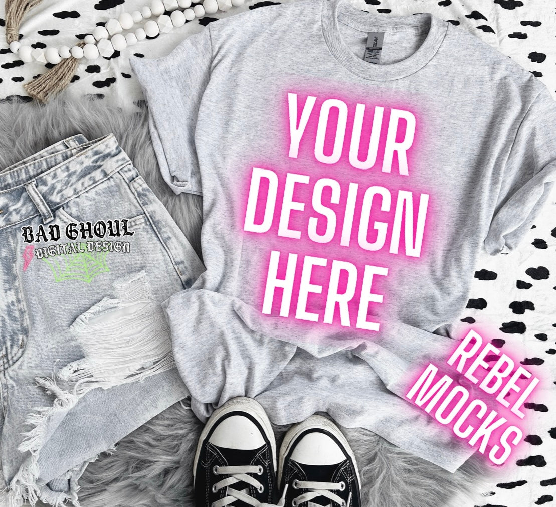 Ash Flat Lay Mock Up Neutral Vibes