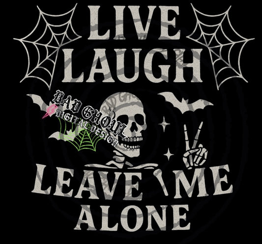 Leave Me alone PNG DOWNLOAD Black Fab Only