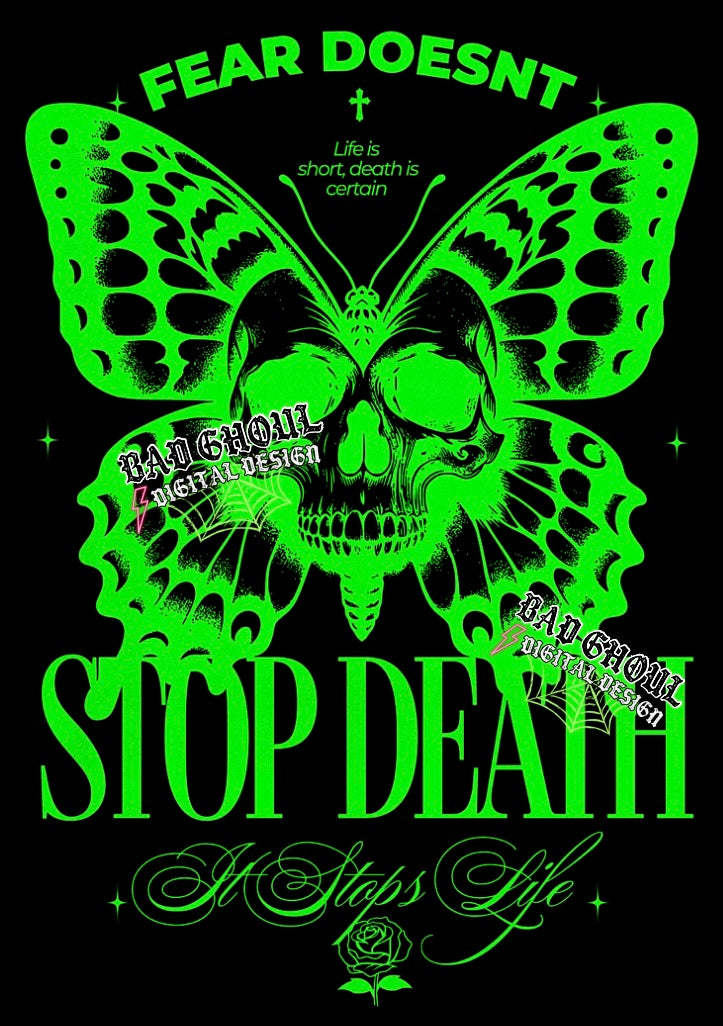 Fear Doesnt Stop Death PNG Download